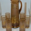 Набор для напитков, графин и стаканы (Чехословакия,1970-е г) - Biblion.shop 