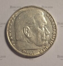 Монета 5 рейхсмарок (Германия, Третий Рейх  1936 г) - Biblion.shop 