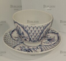  Чайная Пара "Жар-Птица" ЛФЗ (СССР 1985-е, винтаж,фарфор) - Biblion.shop 