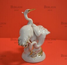 Аисты статуэтка Royal dux(Чехия,фарфор люкс) - Biblion.shop 