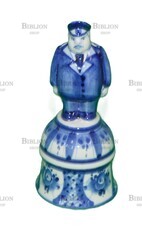 Статуэтка стопка перевертыш (Гжель,ручная роспись) - Biblion.shop 