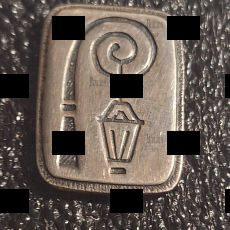 Значок СССР Фонари Ленинграда. 1950-е годы (Оригинал,серебро 875 пробы) - Biblion.shop 