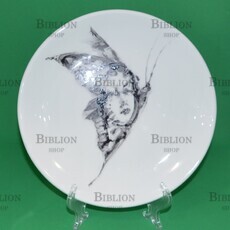 Тарелка , авторский фарфор  (Автор Никитин Владислав,ручная роспись фарфора) - Biblion.shop 