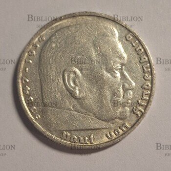 Монета 5 рейхсмарок (Германия, Третий Рейх  1936 г) - Biblion.shop 