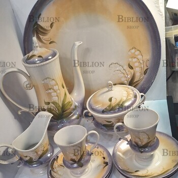 Сервиз кофейный "Ландыши" (Коростенский фарфоровый завод ,СССР,1960-1990 гг) - Biblion.shop 