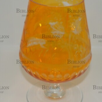 Бокал- ремер винтажный (Германия, 70-е годы,цветной хрусталь ,ручная работа) - Biblion.shop 